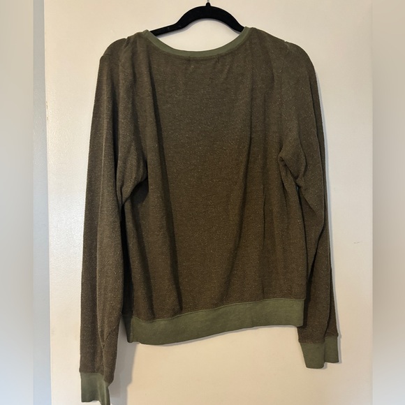 Wildfox Olive Green “Dog Lady” Sweatshirt, Size XS - Picture 3 of 3